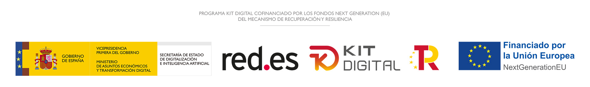 Programa Kit Digital cofinançat pels fons Next Generation EU del Mecanisme de Recuperació i Resiliència